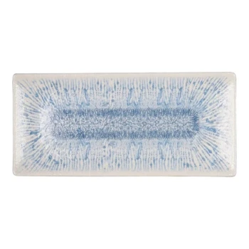 Elite Global Solutions Catalina 9" x 4 1/4" Light Blue Melamine Platter - 6/Case