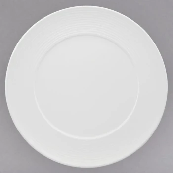 Villeroy & Boch 16-3356-2590 Sedona 12 5/8" White Porcelain Plate - 6/Case