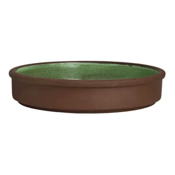 Maham Studio Spice from Steelite International 6" Round Cardamom Stoneware Stackable Deep Tray - 12/Case