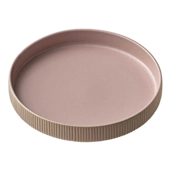 Playground Nara 9 1/2" Rose Deep High Rim Plate - 6/Case