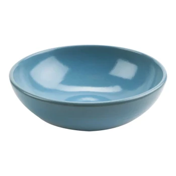 cheforward™ by GET Graupera Stone Heart 27 oz. Blue Terracotta Bowl - 12/Case