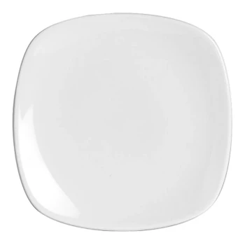 Steelite Distinction Metro 5 1/2" White Square Coupe Plate - 36/Case