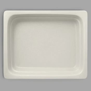 RAK Porcelain Neo Fusion 12 13/16" x 10 7/16" Sand White Porcelain Gastronorm Pan - 2/Case
