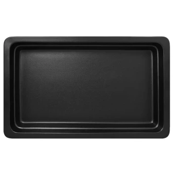 RAK Porcelain Neo Fusion 20 13/16" x 12 13/16" Volcano Black Porcelain Gastronorm Pan