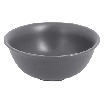 RAK Porcelain Neo Fusion 19.6 oz. Stone Gray Porcelain Bowl - 12/Case