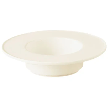 RAK Porcelain Nordic 6 1/8" Warm White Porcelain Saucer - 6/Case