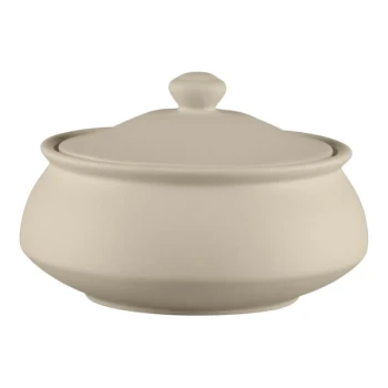 RAK Porcelain Baantna 28.75 oz. Gray Porcelain Handi Bowl and Lid - 2/Case