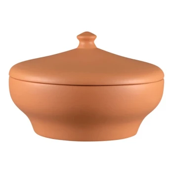 RAK Porcelain Baantna 116.6 oz. Terra Cotta Porcelain Soup Tureen and Lid