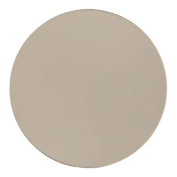 RAK Porcelain Argila Epura 11 7/16" Gray Porcelain Round Flat Plate - 12/Case