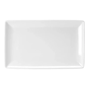 Folio Parliament from Steelite International 10 5/8" x 6 1/2" Rectangular Tray - 6/Case
