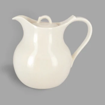 RAK Porcelain Anna 33.8 oz. Ivory Porcelain Coffee Pot and Lid - 4/Case