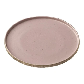 Playground Nara 10 5/8" Rose High Rim Plate - 6/Case