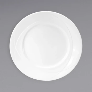Oneida Vision by 1880 Hospitality F1150000131 8" White Bone China Plate - 24/Case