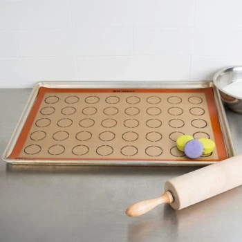 Sasa Demarle SILPAT® AES620420-35 Macarons 16 1/2" x 24 1/2" Full Size Silicone Non-Stick Baking Mat