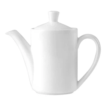 Steelite Distinction Monaco Vogue 11 oz. Vogue Coffee Pot with Lid - 6/Case