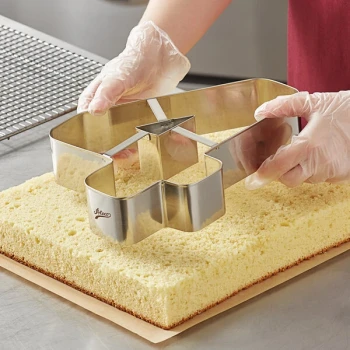 Ateco 6964 11" x 7 7/8" Stainless Steel Number 4 Cutter