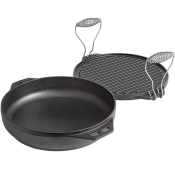 Lodge L14CIA 6.8 Qt. Pre-Seasoned Cast Iron Cook-It-All