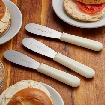 Dexter-Russell 18183 Sani-Safe 3 1/2" Smooth Sandwich Spreaders - 3/Pack