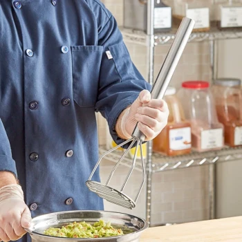 Fourté 14" Stainless Steel Round-Faced Potato Masher