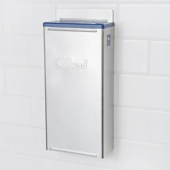 Edlund KR-50 4-Slot HACCP Enclosed Stainless Steel Knife Rack with Blue Insert