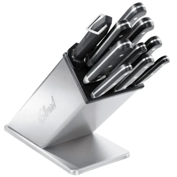 Edlund KBS-2006 6-Slot Slanted Stainless Steel Knife Block