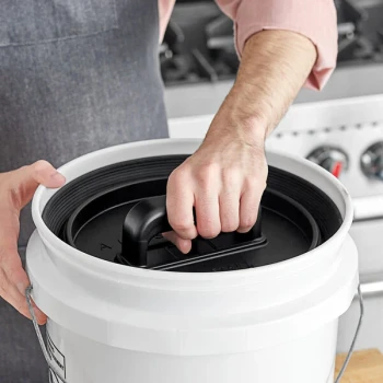 Planetary Design Airscape Black Airtight 5 Gallon Bucket Lid Insert ABIN