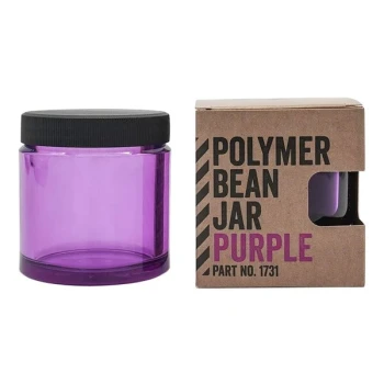 Comandante 1.41 oz. Purple Polymer Bean Jar with Lid 3544