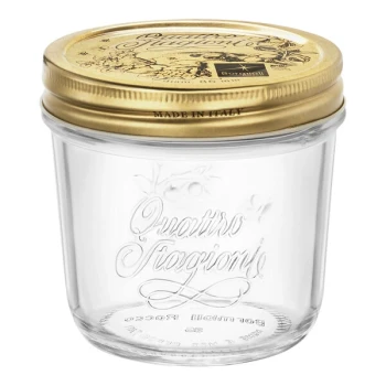 Bormioli Rocco Quattro Stagioni from Steelite International 6.75 oz. Glass Jar - 12/Case