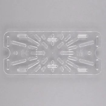 Carlisle 3067007 StorPlus 1/3 Size Clear Polycarbonate Drain Tray