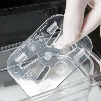Cambro 80CWD135 Camwear® 1/8 Size Clear Polycarbonate Drain Tray