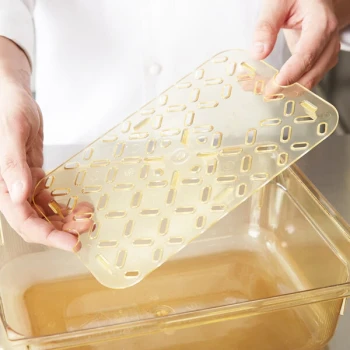 Vollrath 23200 Super Pan® 1/2 Size Amber High Heat Drain Tray