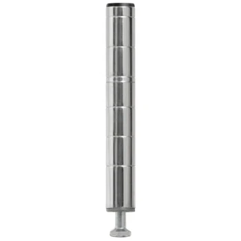 Eagle Group P7-C 7" Stationary Post for Chrome NSF Wire Shelving