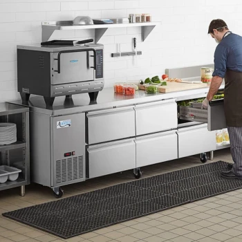 Avantco 93" Stainless Steel Six Drawer Extra Deep Undercounter Refrigerator