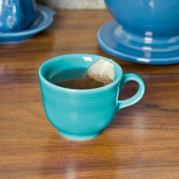 Fiesta® Dinnerware from Steelite International HL452107 Turquoise 7.75 oz. China Cup - 12/Case