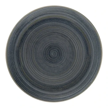 RAK Porcelain Rakstone Spot 11 7/16" Jade Porcelain Flat Coupe Plate - 12/Case