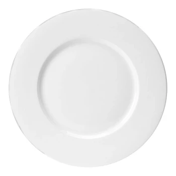Steelite Distinction Monaco Vogue 12 1/2" Wide Rim Plate - 6/Case