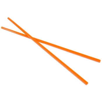 Town 51316T 10 1/2" Tangerine Melamine Chopsticks Set - 10/Pack