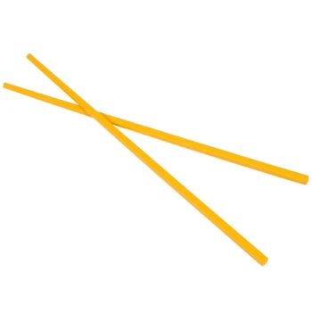 Town 51316Y 10 1/2" Yellow Melamine Chopsticks Set - 10/Pack