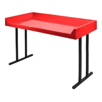 Sol-O-Matic 48" x 24" x 34" Holly Red Fiberglass Laundromat Folding Table