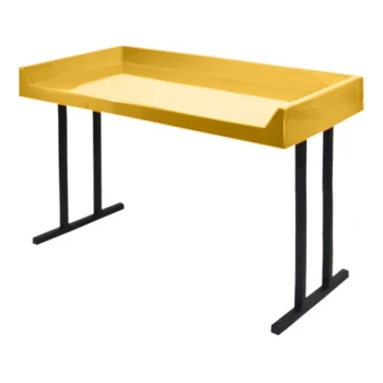 Sol-O-Matic 48" x 24" x 34" Marigold Fiberglass Laundromat Folding Table