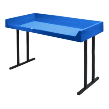Sol-O-Matic 48" x 30" x 34" Regal Blue Fiberglass Laundromat Folding Table