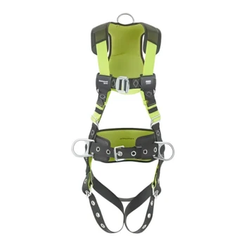 Honeywell Miller H500 Universal Construction Comfort Green Full-Body Harness with Tongue Leg Buckles H5CC311022