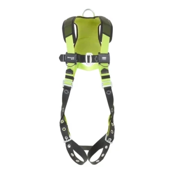 Honeywell Miller H500 XXL Industry Comfort Green Full-Body Harness with Quick Connect Buckles H5IC221103