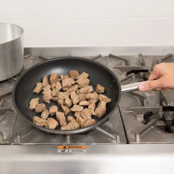 Vollrath N3811 Optio 11" Stainless Steel Non-Stick Fry Pan with Aluminum-Clad Bottom