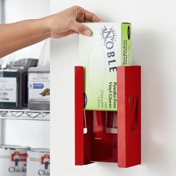 Noble Red Magnetic Single Box Disposable Glove Dispenser