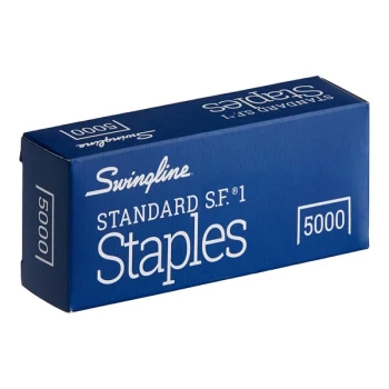 Swingline 35108 S.F. 1 5,000-Count 1/4" Standard Economy Chisel Point Staples