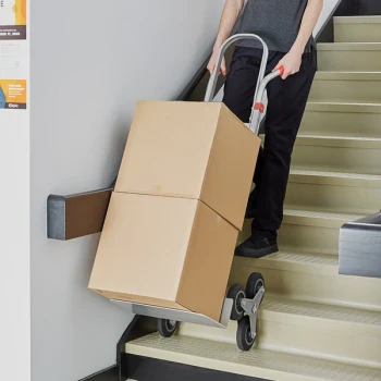 Lavex 440 lb. Aluminum Stair Climber Hand Truck with "U" Loop Handle