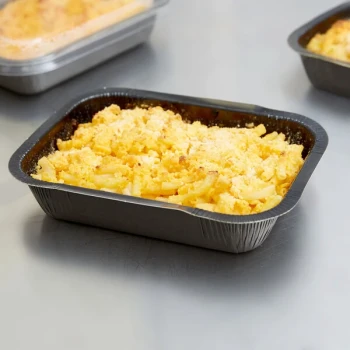 Solut Bake and Show 6 13/16" x 5 1/16" x 1 7/16" Oven Safe Paperboard Tray - 300/Case