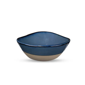 Don Bellini, Porcelain Bowl, 23 cm Diameter, Blue