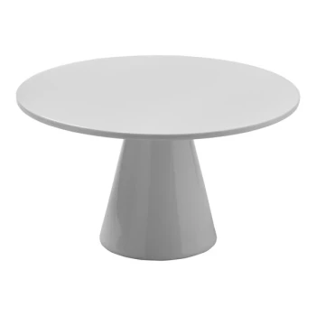 Roselli Design from Steelite International 14 1/2" White Round Porcelain Display Stand